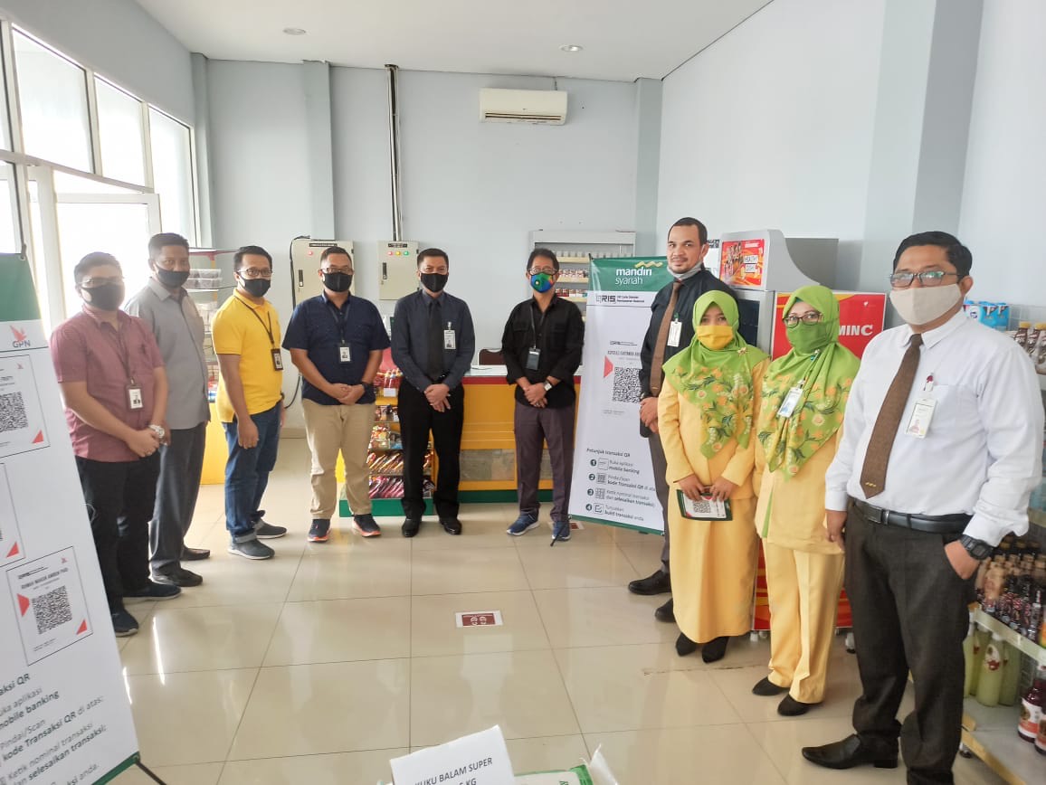 Mandiri Syariah Medan Berinovasi Cegah Covid-19 dari Transaksi Uang Tunai