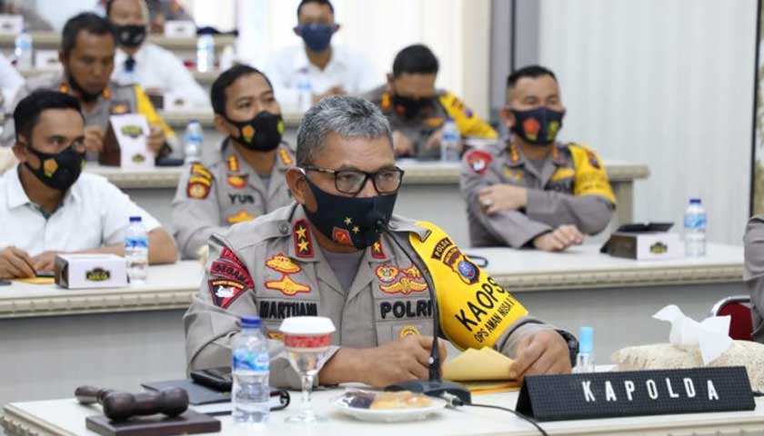 Kapolda Sumut Buka Latihan Praops Kancil Toba 2020 Melalui Virtual