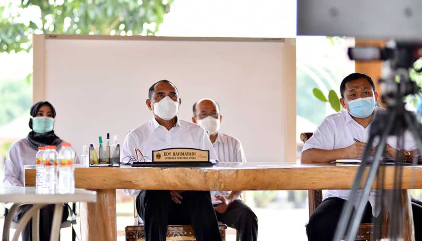 Bahas Penanganan Covid-19, Gubsu Minta Perhatian Pemerintah Pusat