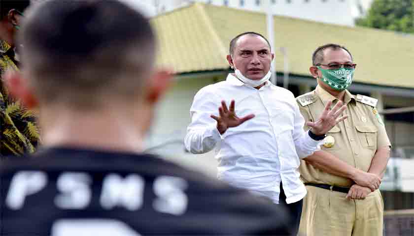 Edy Rahmayadi Motivasi Pemain PSMS Medan Demi Lolos Liga 1 Tahun 2021