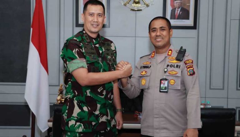Kapolres Asahan Terima Kunjungan Dandim 0208/AS