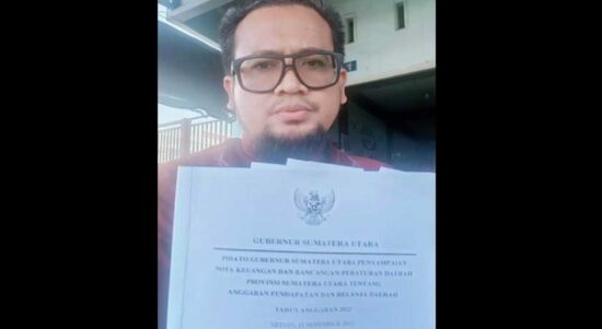 Tidak Sebut 2022 Ada Belanja Tahun Jamak Sebesar Rp2,7 Triliun, Pidato Pengantar Gubsu Terkesan Absurd