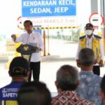 Jokowi Resmikan Pintu Jalan Tol Seksi 1 Binjai-Stabat