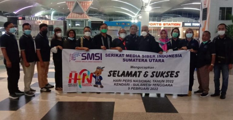 SMSI Sumut Hadiri HPN 2022 di Kendari Sulawesi Tenggara