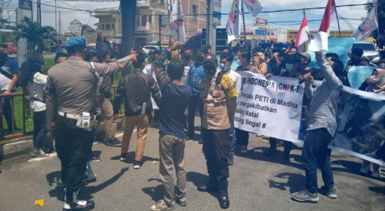 Demo di Poldasu, GNPK RI Sumut Tantang Kapolda Tangkap Tersangka Arjun