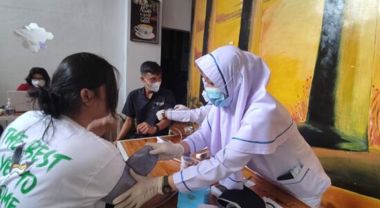 PSI Sumut Gelar Vaksinasi Dukung Program Nasional