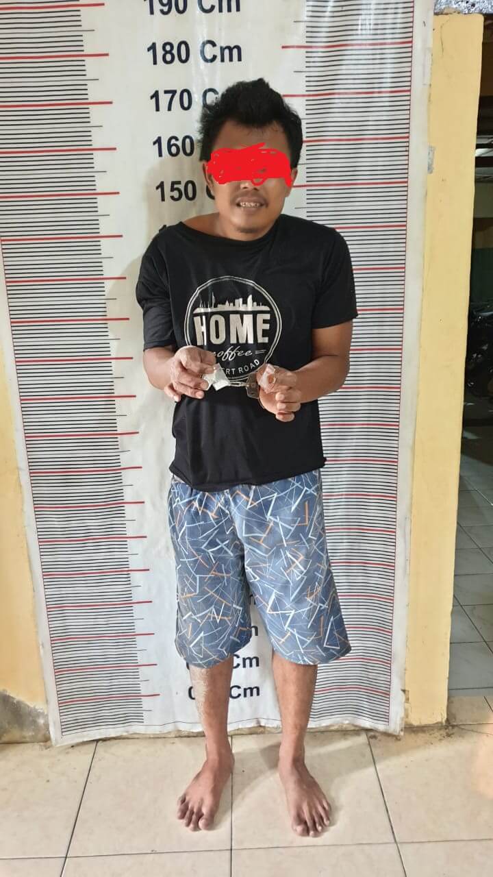 Sempat Buang BB Shabu, Menyan Tak Berkutik Diringkus Polisi