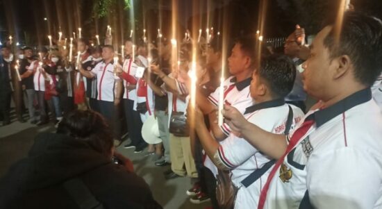 Sempat Diimbau Stop, Doa Bersama dan Penyalaan Lilin untuk Brigadir J oleh HBB Berlangsung Damai
