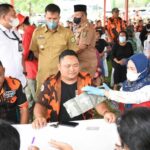 Pemkab Sergai, BINDA, dan Ormas Kolaborasi Gelar Vaksinasi