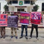 Aksi Demo di Depan Balai Kota, Massa Forkaliga SU Desak Pencopotan Kadishub Medan Aksi Demo di Depan Balai Kota, Massa Forkaliga SU Desak Pencopotan Kadishub Medan