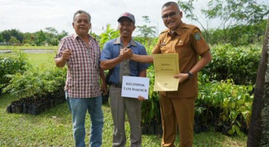 Pemkab Asahan Serahkan Bibit Pohon Produktif ke Masyarakat