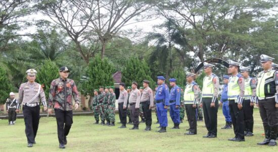 Jelang Nataru, Wabup Sergai Pimpin Apel Gelar Pasukan Ops Toba Tahun 2022