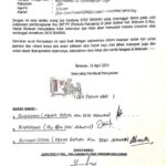 Surat Tak Menuntut Diblur