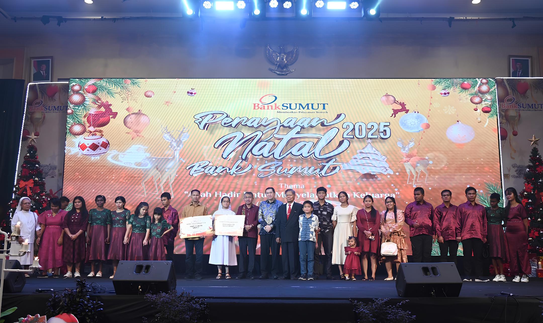 Bank Sumut Rayakan Natal: Semangat Kasih Perkuat Empati Sosial, Etos Kerja, dan Persaudaraan