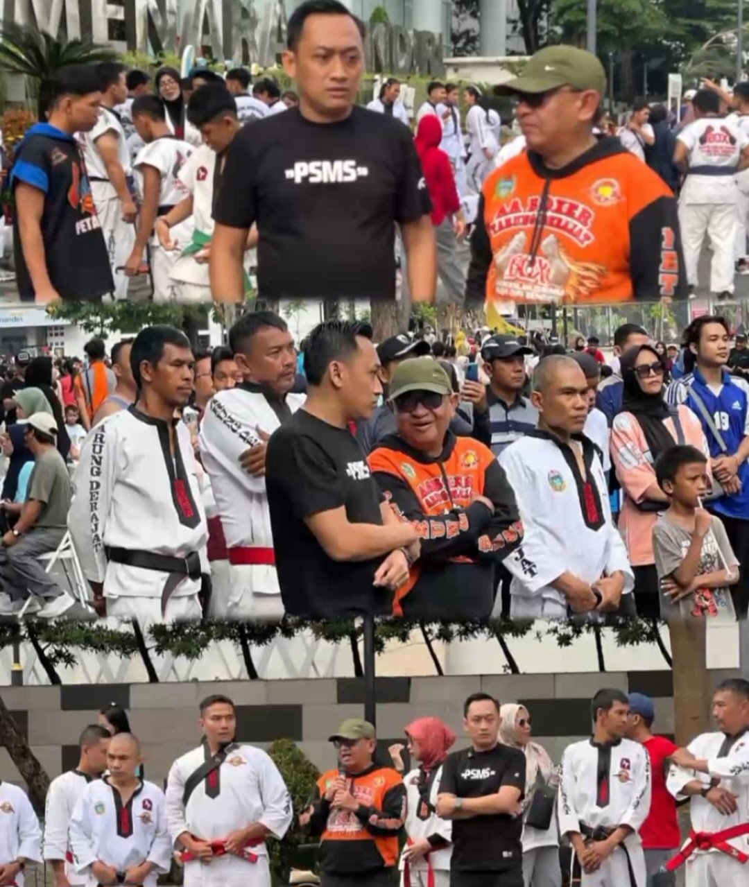 130 Atlet Tarung Derajat Kota Medan Pukau Pengunjung CFD Lapangan Merdeka, Bobby OZ: Menuju Porprov Sumut