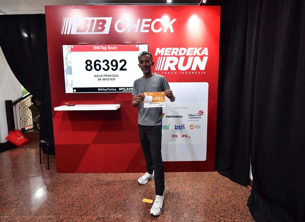 Para Atlet Profesional Ramaikan Pengambilan Racepack Merdeka Run 2026 Siap Berlari Bersama Ribuan Warga
